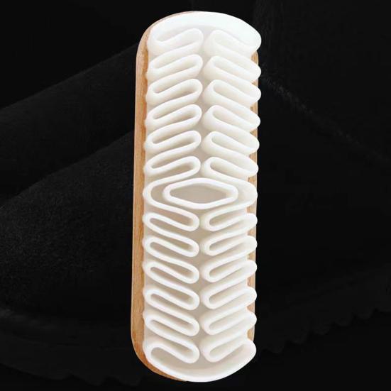 1/2/3/5Pcs Suede Shoe Brush Eraser Set Natural Wood Handle Soft Crepe Cleaning Eraser Shoe Scrubbing Brush Multifunctional Cleaner