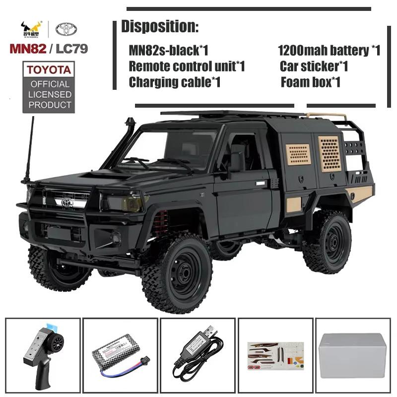 BAYH7 BAYG3 MN82 MN82 Pro Внедорожник-скалолаз на радиоуправлении 1:12 Полный масштаб 4WD Для Toyota LC79 Симуляция RC Модель Игрушка RC Машина
