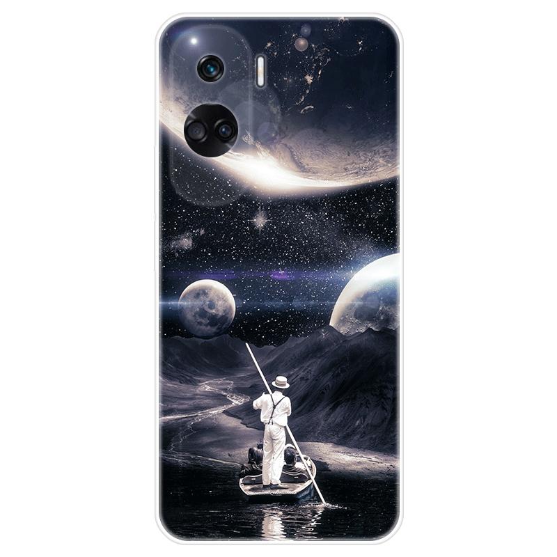 Для Honor 90 lite Honor90 lite чехол Мягкая силиконовая задняя крышка Мультяшный чехол для телефона Модный