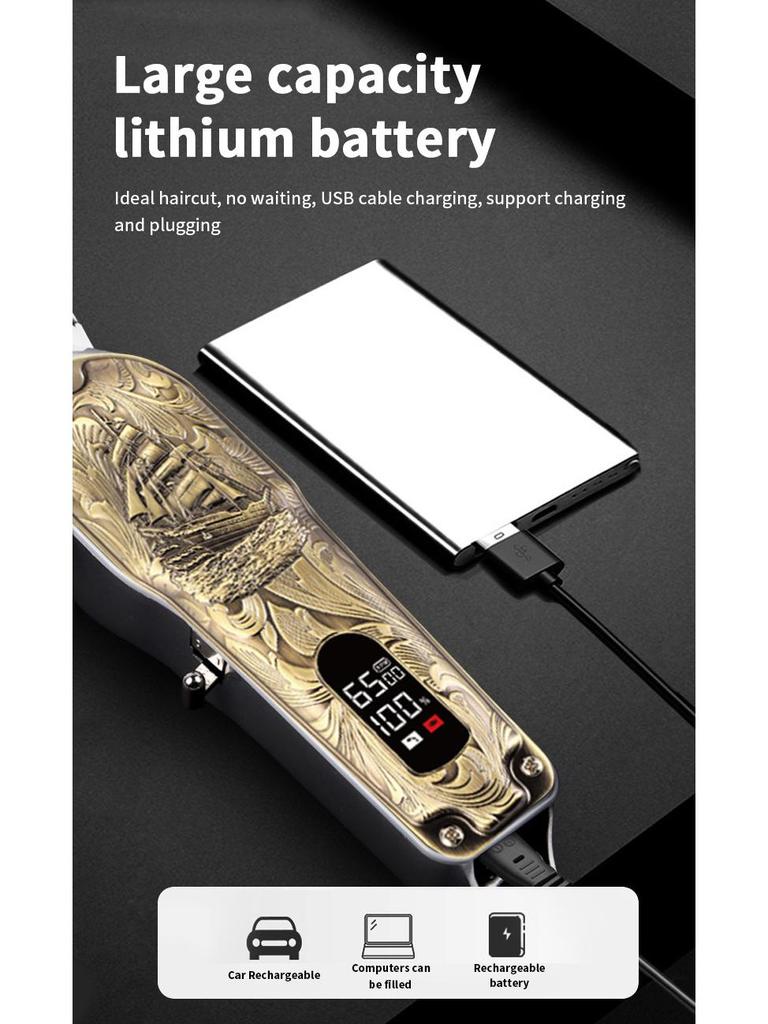 Универсальная профессиональная регулируемая электрическая машинка для стрижки волос для укладки