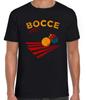 Bocce Ball Petanque Game Sport Weird Humorous Funny Gift Tee Black T Shirt 490