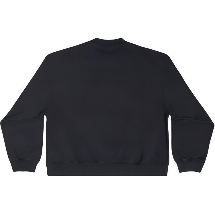 Balenciaga Толстовка Свободный крой Мужская Черная 697869TLVL81000