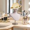 Display Stand Mannequin Head Practical Metal Base Decorative Desktop Manikin Hat Rack for Scarf