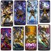 Чехол для телефона Samsung Galaxy A12 A52 A51 A13 A32 A21s A71 A31 A02s A30s A53 A72 A11 A73 Celular Funda Saint Seiya Anime