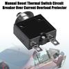 5A Manual Reset Thermal   Circuit Breaker Over Current Overload Protector