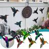 Metal Crafts Hummingbird Outdoor Decorations Pendant Manual Hummingbird Yard Art