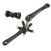 Bike Crank Arm Set Aluminum Alloy Crank High Strength Mountain Bike Crankset with Bottom Bracket Kit