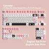 Xiaomi A Multilingual Choice Cherry Keycap PBT 130 Keycaps Double-sided Engraved Translucent Suitable for Mechanical Keyboards
