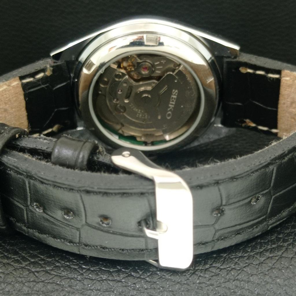VINTAGE REFURBISHED SEIKO 5 AUTOMATIC 6309A JAPAN MENS WHITE WATCH a442442-4
