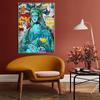 Street Graffiti Style Wall Art Poster Fashion Mona Lisa Lady Liberty Home Room Decor Canvas Painting Mural Picture Print Artwork
