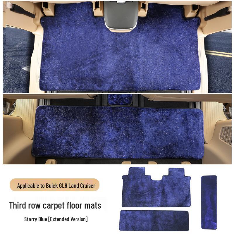 25 Buick GL8 Luxgen PHEV Middle Row Carpet Floor Mats - Interior Upgrade