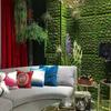 Background Wall Fake Moss Background Wall Flocking