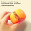 Vinyl Baseball Dog Chew Toy Bite Resistant Squeaky Ball Pet Interactive Toy Small Medium Large Dogs Teething Cleaning Toy