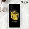 Чехол с логотипом аниме Рыцари Зодиака для Samsung Galaxy A54 A52 A14 5G A53 A12 A13 A71 A23 A34 A33 A21s
