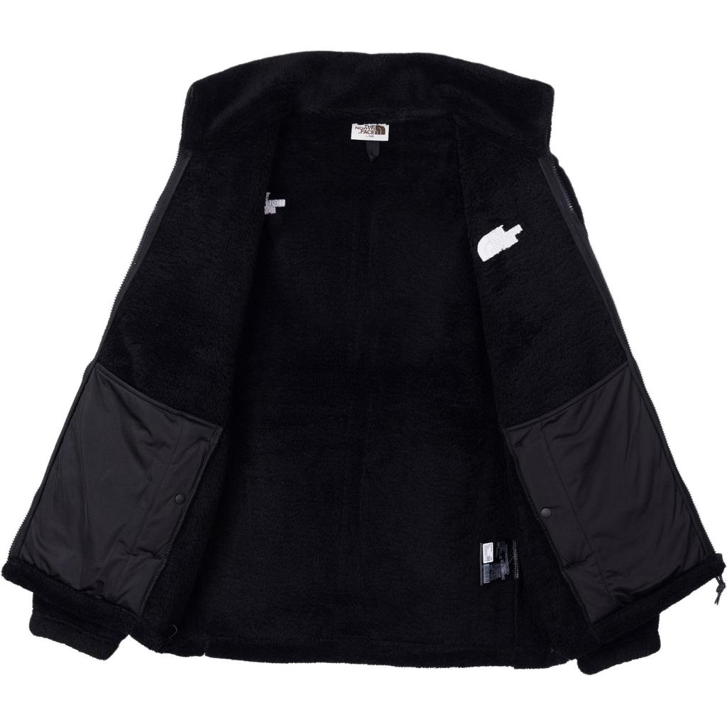 THE NORTH FACE COMFY ALPHA FLEECE ZIP UP Velvet feel Coat Unisex Black NJ4FQ50J