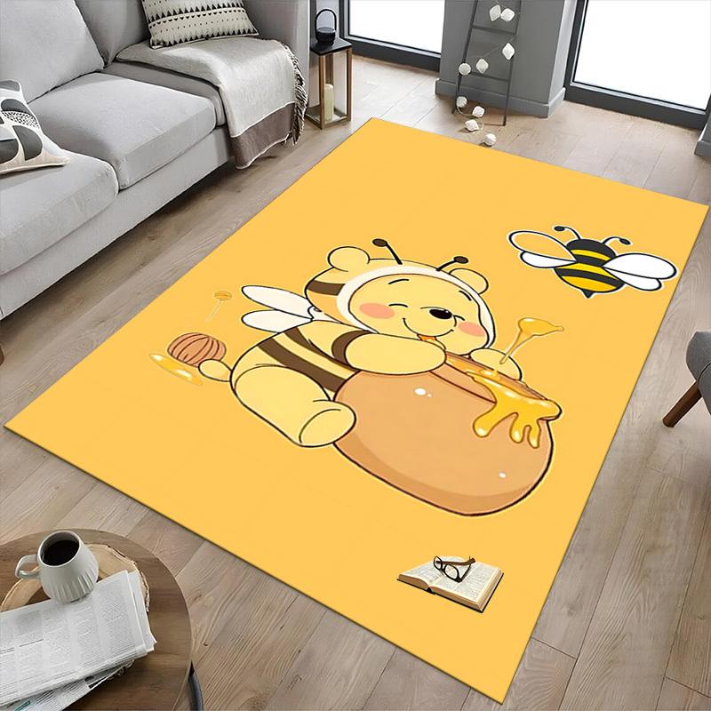 1pc Bee Honey Carpet Office Rug Outdoor Mat Home Decor Area Carpet Festival Gift