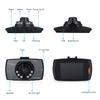 Черный 1080P HD Driving Recorder Сверхчеткий автомобильный видеорегистратор Dashcam Video Recorder