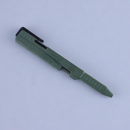 Тактическая шариковая ручка с механизмом слайдера, с подставкой-дисплеем для хранения, заправляемая, 3D-печать, чернильная ручка, инструмент для письма, настольный аксессуар, мужской подарок