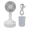 Мини-вентилятор с зарядкой от USB, 3 скорости, настольный автоматический вентилятор с качающейся головкой, небольшой ручной вентилятор с