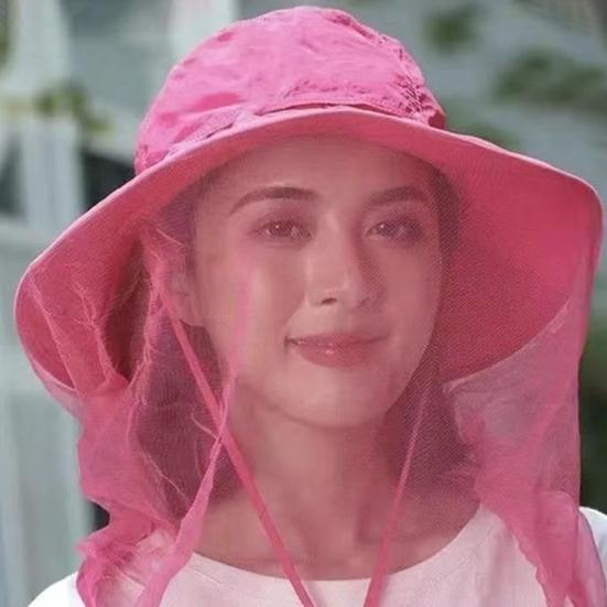 Шляпа с москитной сеткой, солнцезащитная шляпа-ведро со скрытой сеткой, складная защитная сетка от мух для рыбалки на открытом воздухе, пешего туризма