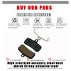 Semi-metal Bicycle Disc Brake Pads For SHIMANO XTR XT ZEE SAINT M8120 M8020 M7120 M6120 M820 M810 M640 MT520 MT420