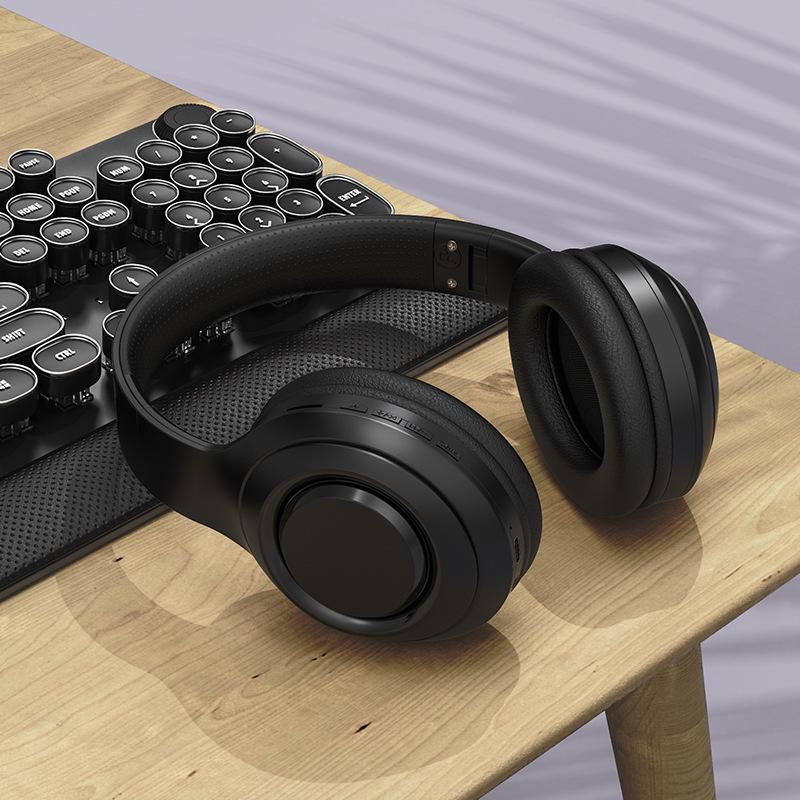 Wireless Over-Ear Bluetooth Headphones with Long Battery Life, Heavy Bass, and Call Functionality