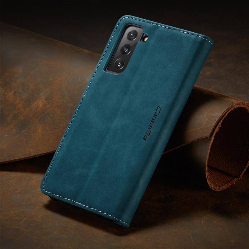 CaseMe Магнитный чехол-книжка из кожи для Samsung Galaxy с держателем для карт
