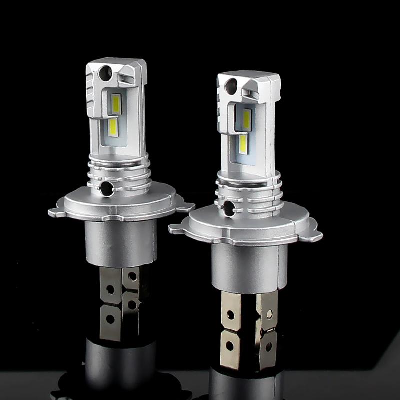 1Pcs  H4 LED 9003 HS1 P43T LED Motorcycle Headlight H4 hi/low Bulb Motor Headlamp for BMW Yamaha Ktm Exc Harley Touring Suzuki