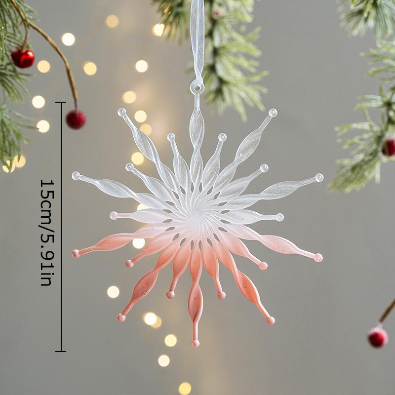 Рождественские подвески, праздничные атрибуты для рождественской елки, креативная снежинка, лось, танцор, декоративная подвеска