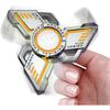 Fidget Spinners Cool, игрушка-фигурка для снятия стресса, тревожности, СДВГ, Fidget Light Up Spinner, металлическая игрушка-спиннер на руку со светящимся светом