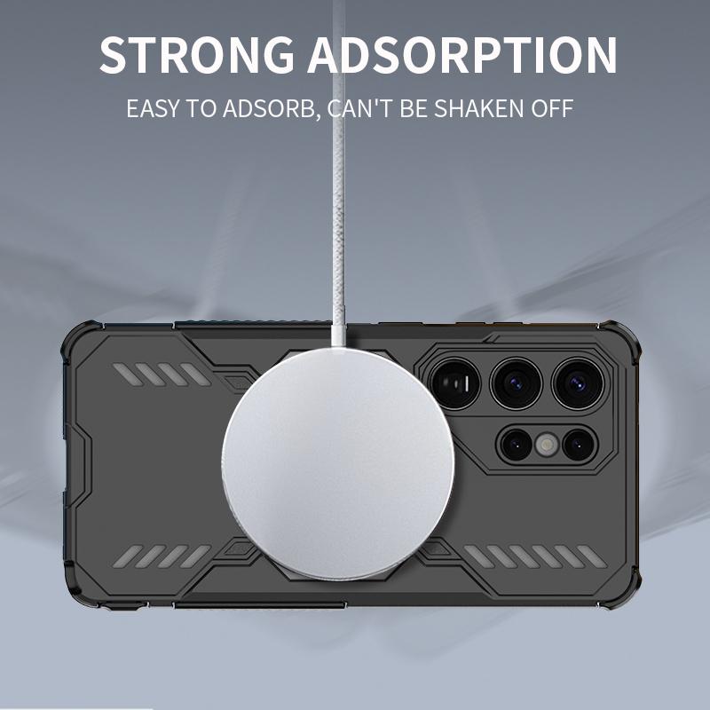 Anti-Drop Shock Proof Case for Samsung Galaxy S26 Ultra S25 FE A17 5G S26 Plus A56 A36 A16 A55 A35 A15 Magnetic Hard Cover