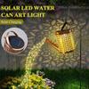 Solar Outdoor Hanging LED Waterfall Light, Money Projection Light, Outdoor Waterproof Flower Bed Decoration Light, Courtyard Lawn Landscape Light
