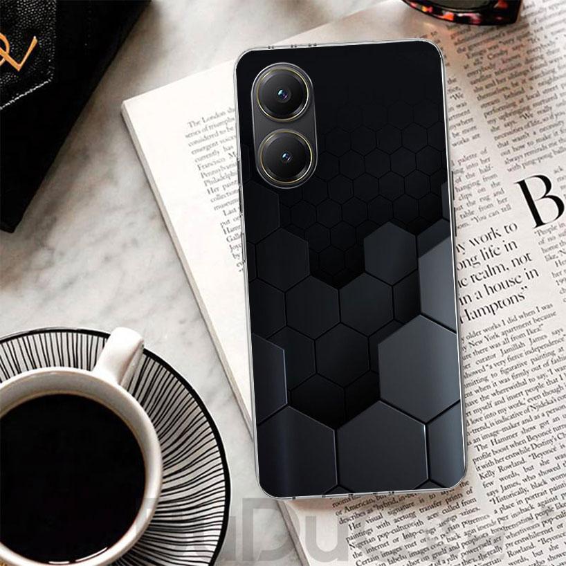 Чехол с узором из кованого карбона для телефона Xiaomi Poco X7 X6 X5 Pro X3 Nfc F7 Ultra F6 F5 X4 F4 Gt F3 M6 M5S M4 M3 Печатный корпус P