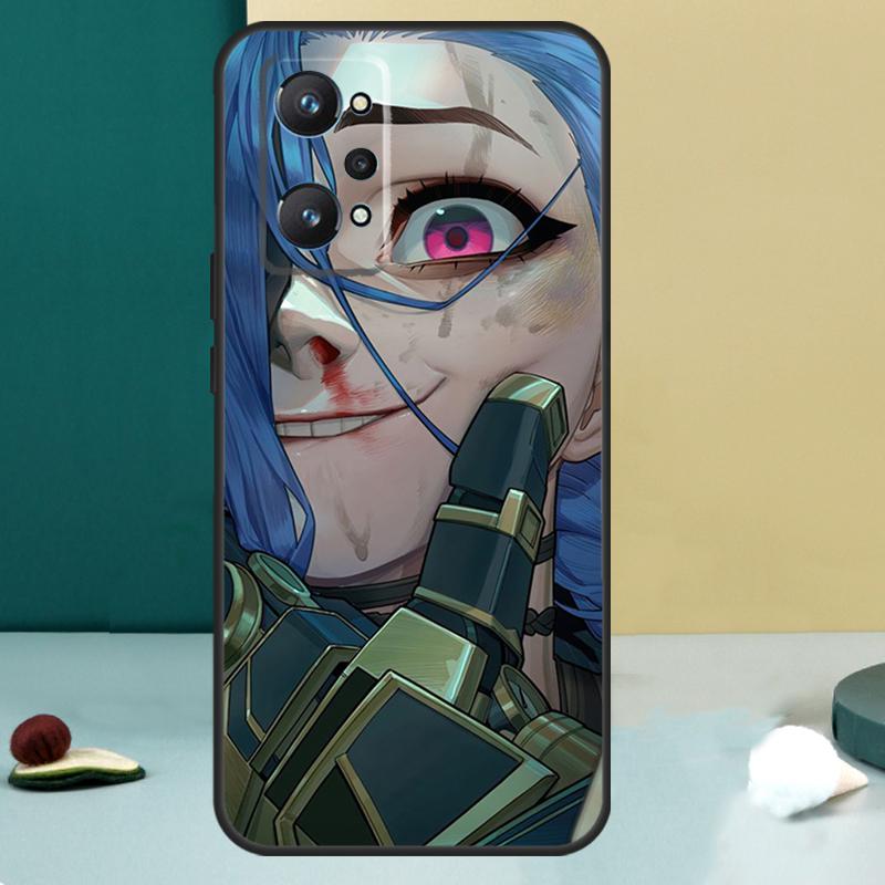 Чехол Jinx Arcane для Realme 14 13 Pro Plus 10 11 12 GT 5 6 6T GT7 Pro C61 C55 C53 C51 C21Y C25S C75 C67