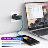 Кабель USB типа C для быстрой зарядки Кабели USB C Кабель для передачи данных Зарядное устройство для Oneplus 8T 10R Samsung S9 Note9 Huawei P20Pro Xiaomi11 12 13 Redmi Note10 POCO X4 M5