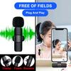 Wireless Microphones for Android Iphone Type C IOS Mini Microphone Lavalier Lapel Mic with Clip for Video Recording  Mini Mic