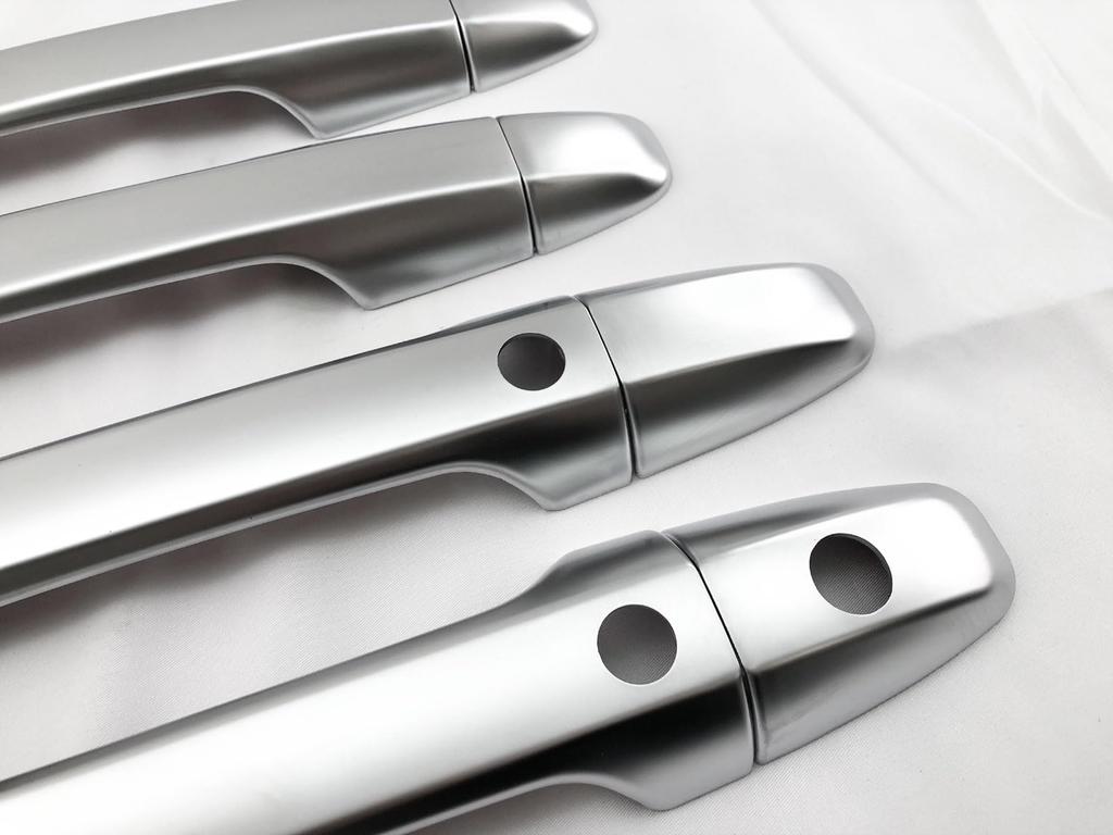 BRIGHTZ Накладка на ручку двери Сатиновое серебро для Step Wagon Spada RK Ручка, Хромированная, RK5/RK6 [DHC-NOBU-500] K5/K6 5/6