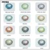 AMARA LENSES 1 Pair 3TONE Soft Color Contact Lens Natural Looking Contactlens Eye Cosmetic Lenses