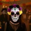 Halloween Mexican Day of The Dead Mask EVA Skull Mask Halloween Party Mask  Modeling Costume Props