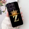 Чехол для Motorola Edge 60 Pro XT2507-1 Силиконовый Модный Роскошный Буквы от A до Z Ударопрочная Задняя Крышка Для Телефона Moto Edge 60Pro