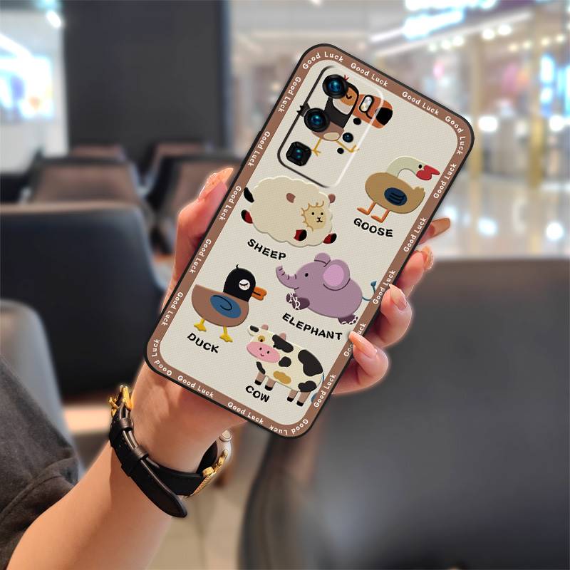 Back Cover Anti-dust Phone Case For Huawei P40 Pro protective TPU Silicone Anti-knock Waterproof Dirt-resistant Cover