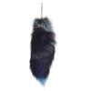 Furry for Keychain Oversized Fox Hair Cuestion Silver Blue Fox Tail Accessories Lady Bag Charm Car Keychain for Women