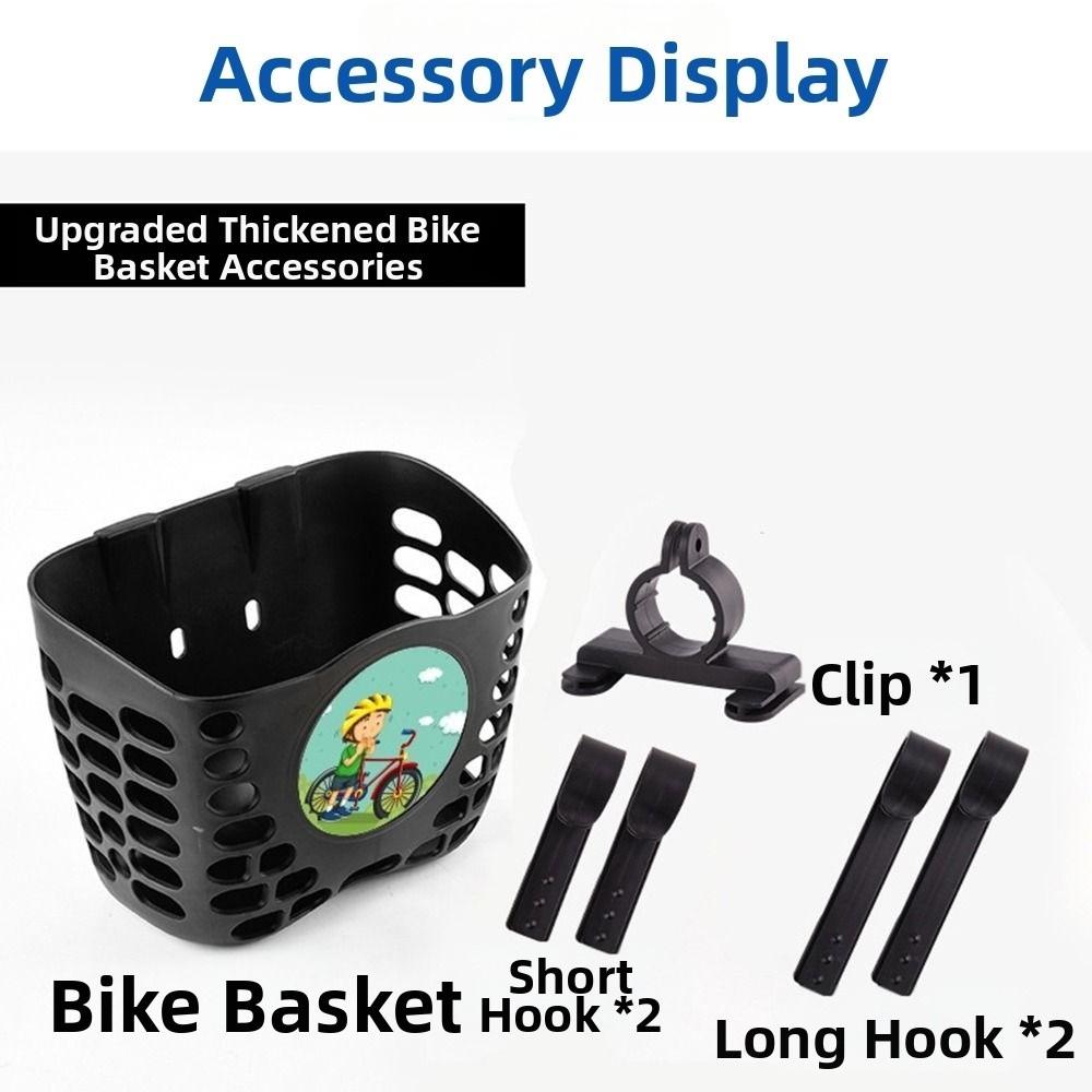 Multicolors Children Kids Basket Plastic Student Front Basket Bike Accessories