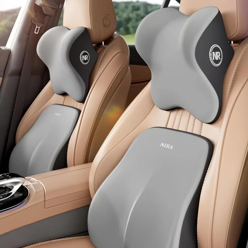 1/2 шт. Набор подушек для подголовника и поясничной поддержки автомобиля Подушка для шеи Автомобильная пена с эффектом памяти Подголовник для офисного кресла Снятие усталости Подушка для путешествий