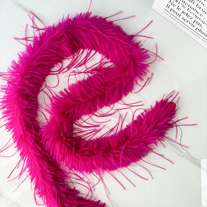 Разноцветная имитация марабу-перьев индейки для костюмов и пижам, сделанных своими руками