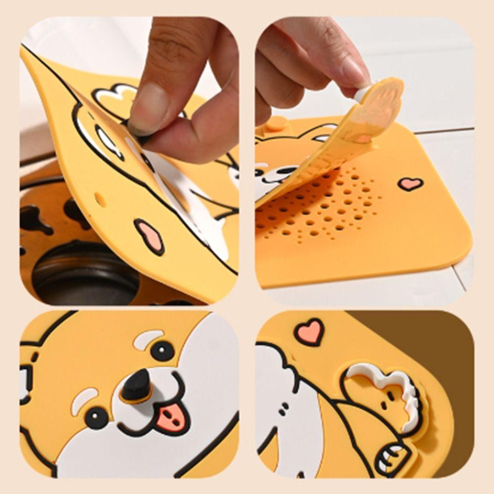 Anti-odor Floor Drain Cover Silicone Kitchen Sink Seal Mat Sewer Filter Pad for Kitchen Toilet