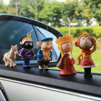 Путешествие на Запад мультяшная кукла автомобиль центральная консоль навигационный экран украшение автомобиль маленький креативный орнамент декоры украшает