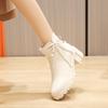 Women's Thick Heel Short Boots Casual Fashion Leather Boots