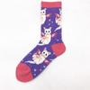 Cotton Cute Women Socks Hosiery Animal Print Originality EMA