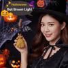 Button Cells Battery Power Bat Broom Light Resin Made Halloween Nightlight Bedside Desk